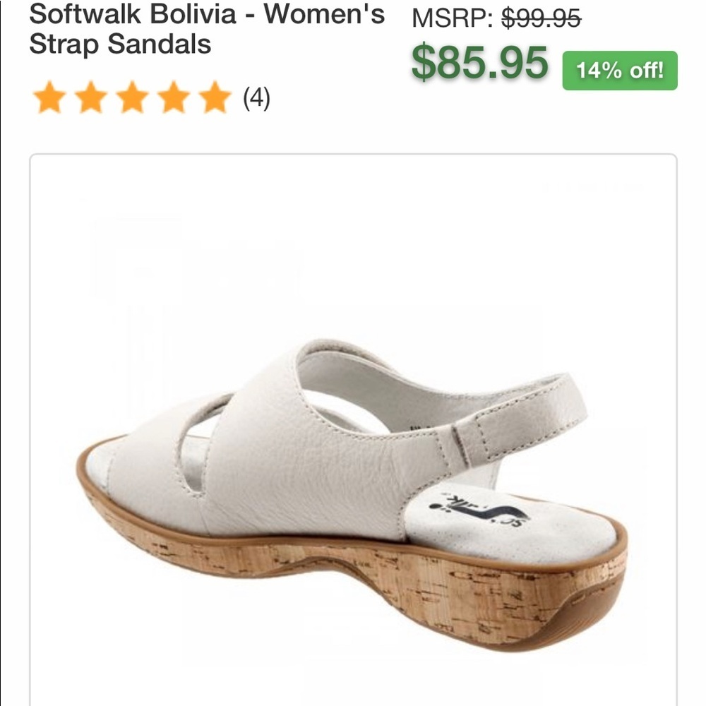 Softwalk Bolivia - Women's Strap Sandals
Adjustable hook and loop fastening